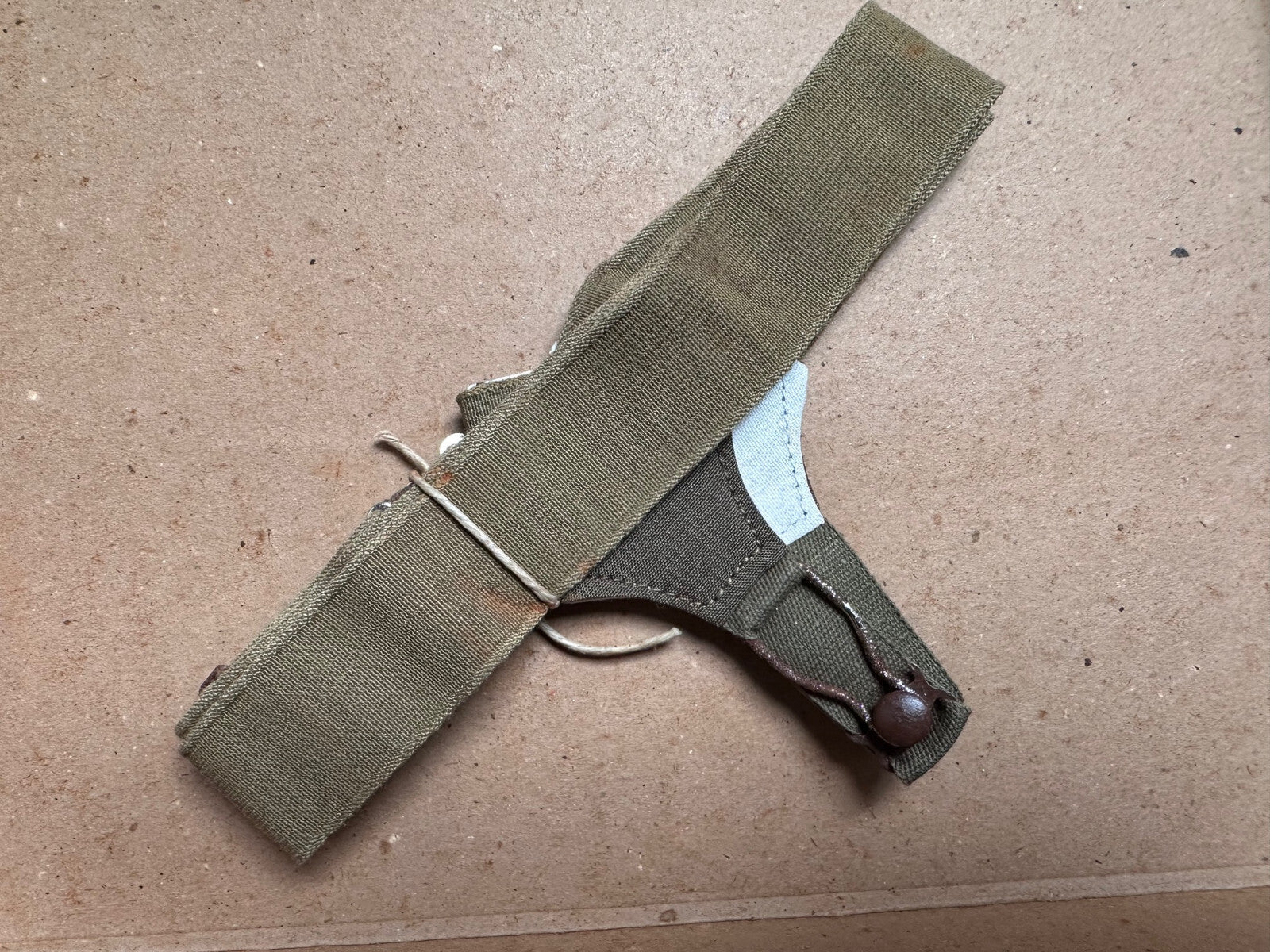 Original British Army WD Marked WW2 Pattern Sock Suspenders - Unissued from Box - The Militaria Shop