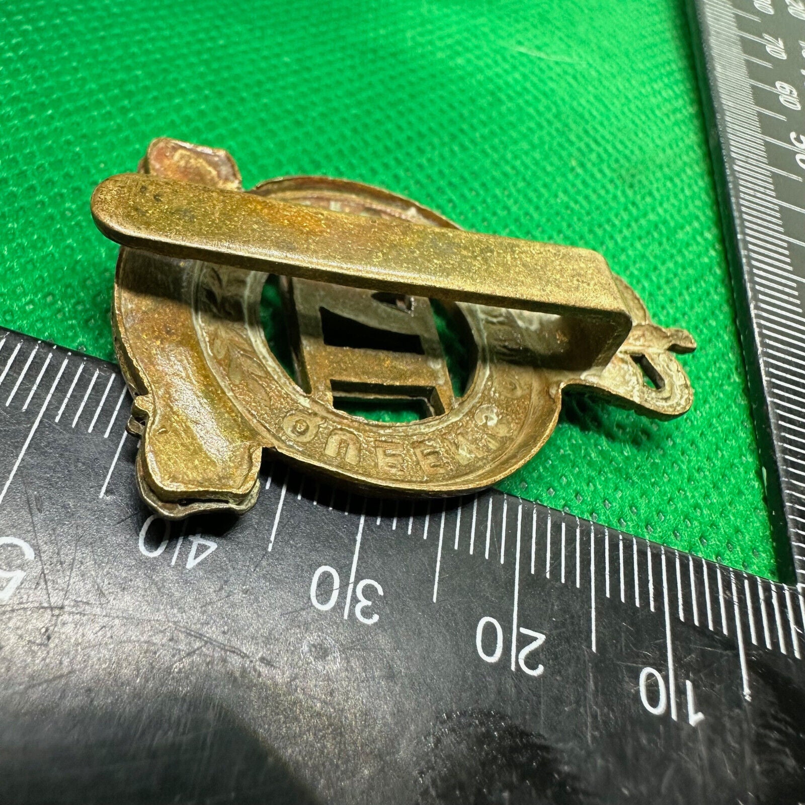 Original British Army Queen's Own Hussars Regiment Cap Badge - The Militaria Shop
