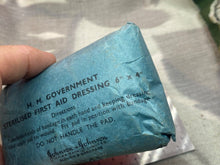 Load image into Gallery viewer, Original British Army First Aid Bandage in Paper Packet - 1941 Dated
