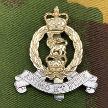Load image into Gallery viewer, Original British Staybrite Army Cap Badge - Adjutant General&#39;s Corps - The Militaria Shop
