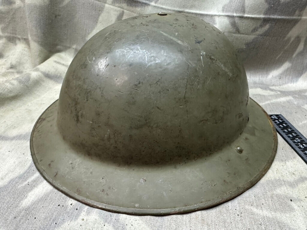 Original Belgian Army 1952 Brodie Helmet - British Army Style - WW2 Reenactment