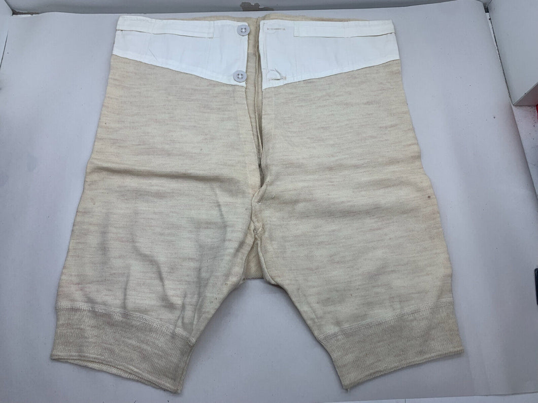 Original WW2 Pattern British Army Woollen Shorts / Boxer Shorts - New Old Stock