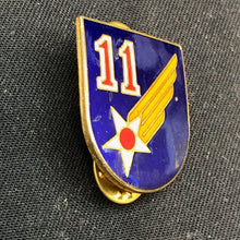 Lade das Bild in den Galerie-Viewer, Vintage Pin - USAF 11th Air Force Unit Crest Badge - The Militaria Shop

