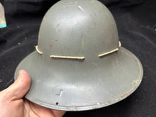 Load image into Gallery viewer, Original WW2 British Civil Defence Civillian Zuckerman Helmet - Size LARGE 1941
