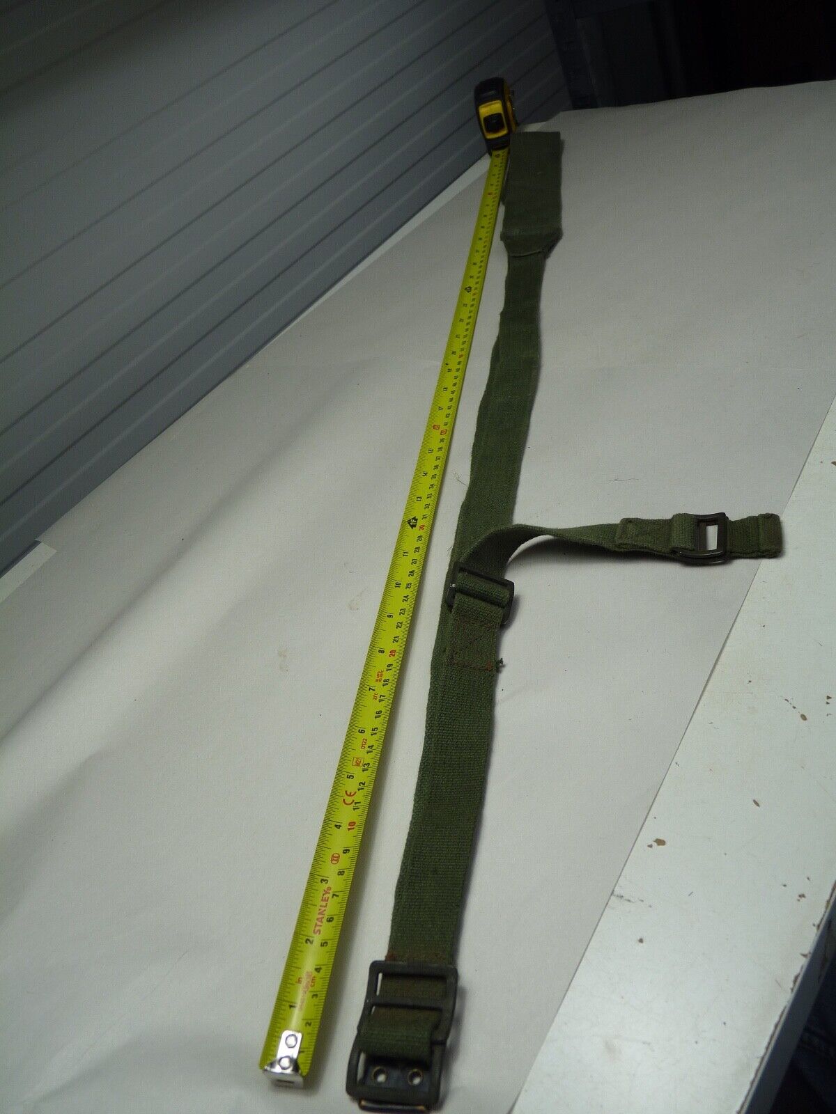 Original WW2 British Army 44 Pattern Shoulder / Extended Equipment Strap - 1945 - The Militaria Shop