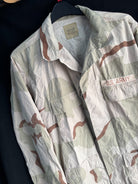 Gulf War US Army DCU Camouflaged Combat Field Coat/Jacket - Large/Long - The Militaria Shop