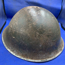 Load image into Gallery viewer, Original WW2 British/Canadian Army Mk3 Combat Helmet
