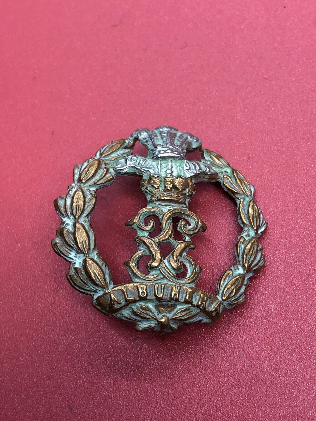 Original WW2 British Army Middlesex Regiment Collar Badge