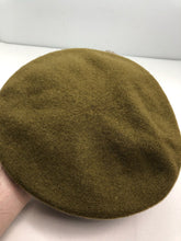 Load image into Gallery viewer, Genuine British Army Khaki Guards Regimental Beret Hat - Size 57cm
