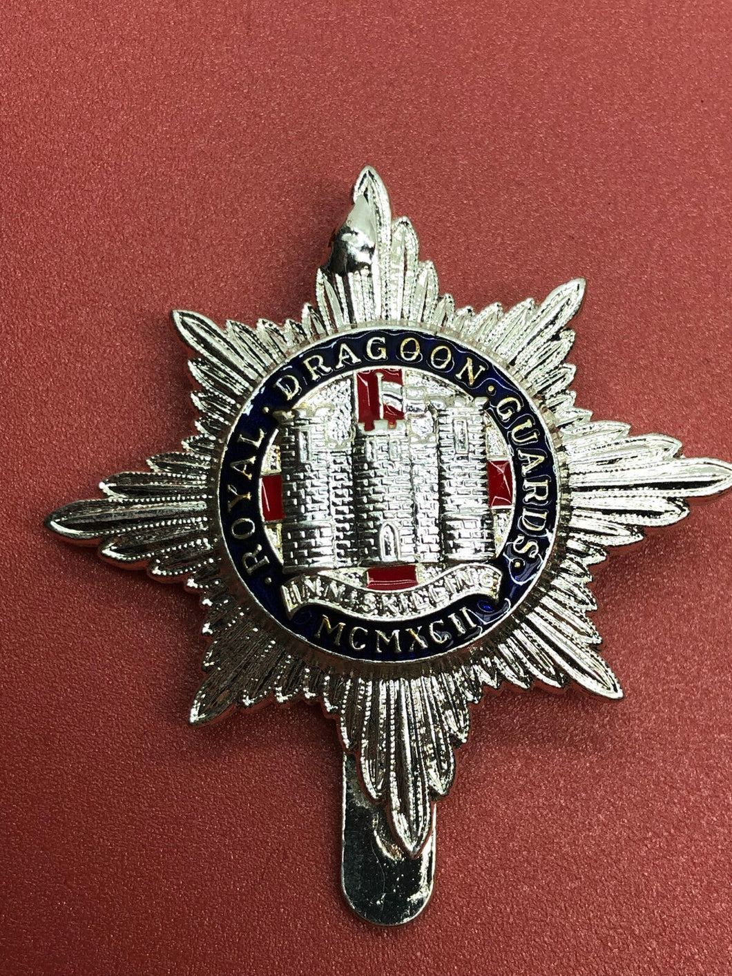 Geniuine British Army Royal Dragoon Guards Regiment Cap Badge