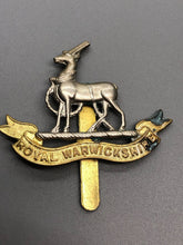 Load image into Gallery viewer, Original British Army Royal Warwickshire Regiment Cap Badge
