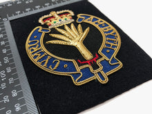 Load image into Gallery viewer, British Army Bullion Embroidered Blazer Badge - Welsh Guards
