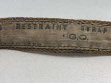 Lade das Bild in den Galerie-Viewer, Original British Army Paratroopers Leg Restraint Strap - WW2 37 Pattern
