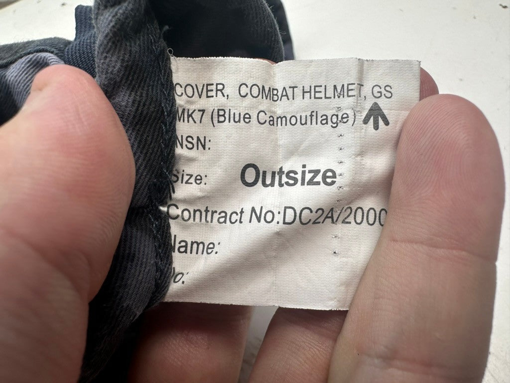 RARE British Army OPFOR Blue DPM Camouflage Cover MK7 - OUTSIZE - The Militaria Shop