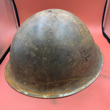 Charger l&#39;image dans la galerie, Original British / Canadian Army WW2 Soldiers Military Combat Mk3 Turtle Helmet
