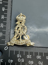 Load image into Gallery viewer, Original WW2 British Army Labour Corps Silvered Collar Badge
