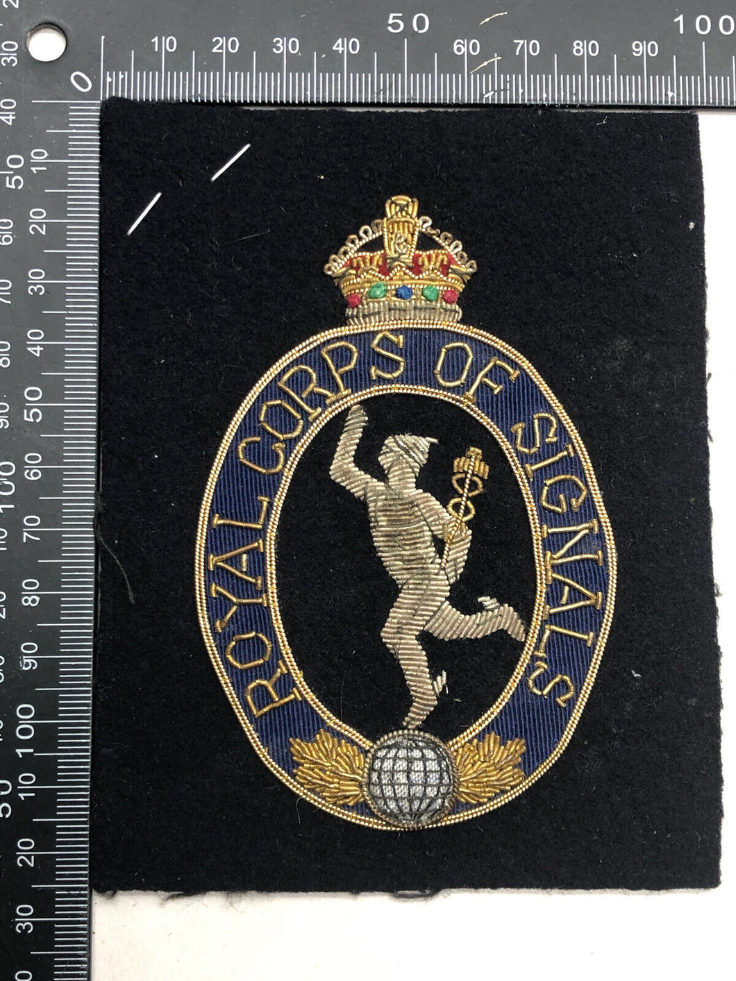 British Army Bullion Embroidered Blazer Badge - The Royal Corps of Signals