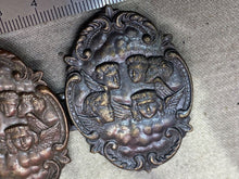 Load image into Gallery viewer, Interesting Art Neuvau Cherubs and Angles 2-Piece Belt Buckle
