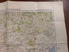 Original WW2 British Army GSGS OS Map of Great Britain - Brighton & Eastbourne - The Militaria Shop