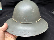 Load image into Gallery viewer, Original WW2 British Civil Defence Civillian Zuckerman Helmet - Size LARGE 1941
