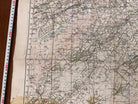 Original WW2 British Army GSGS Map of Scotland - Edinburgh - The Militaria Shop