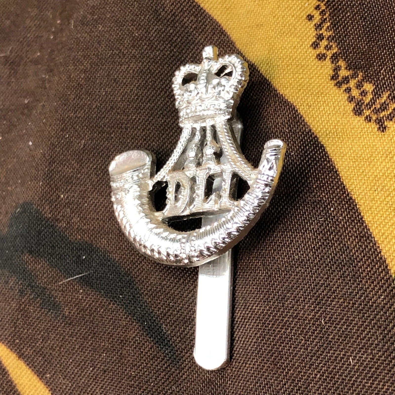 Original British Staybrite Army Cap - Durham Light Infantry - The Militaria Shop