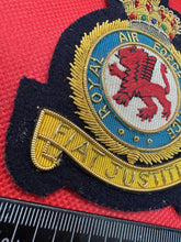 Load image into Gallery viewer, British RAF Royal Air Force Police Bullion Embroidered Blazer Badge
