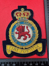 Load image into Gallery viewer, British RAF Royal Air Force Police Bullion Embroidered Blazer Badge
