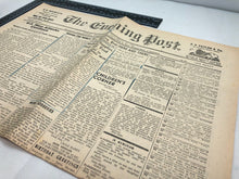 Lade das Bild in den Galerie-Viewer, Original WW2 British Newspaper Channel Islands Occupation Jersey - November 1944
