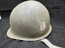 Load image into Gallery viewer, Original US Army M1 Style Euro Clone Helmet &amp; Liner Set - Painted Big Red One
