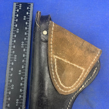 Load image into Gallery viewer, Vintage Black Leather Pistol Holster
