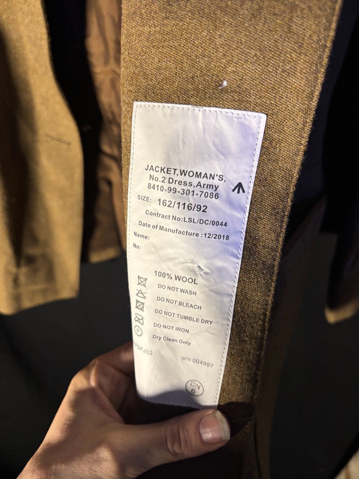 Grade 1 British Army FAD No2 Dress Uniform Jacket - Size 162/116/92 - The Militaria Shop