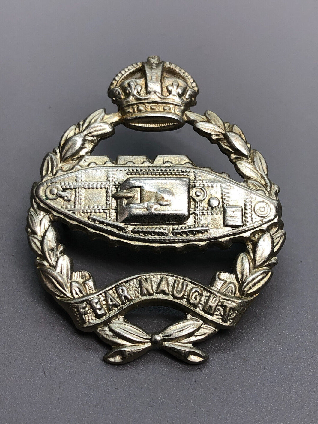 Original British Army WW2 Royal Tank Regiment RTR Cap Badge