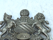 Load image into Gallery viewer, Original British Army WW1 1st Volunteer Battalion Manchester Regiment Cap Badge
