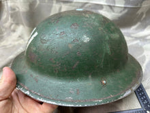 Load image into Gallery viewer, Original WW2 British Home Front Ireland Mk2 Brodie Helmet - W Warden - Complete
