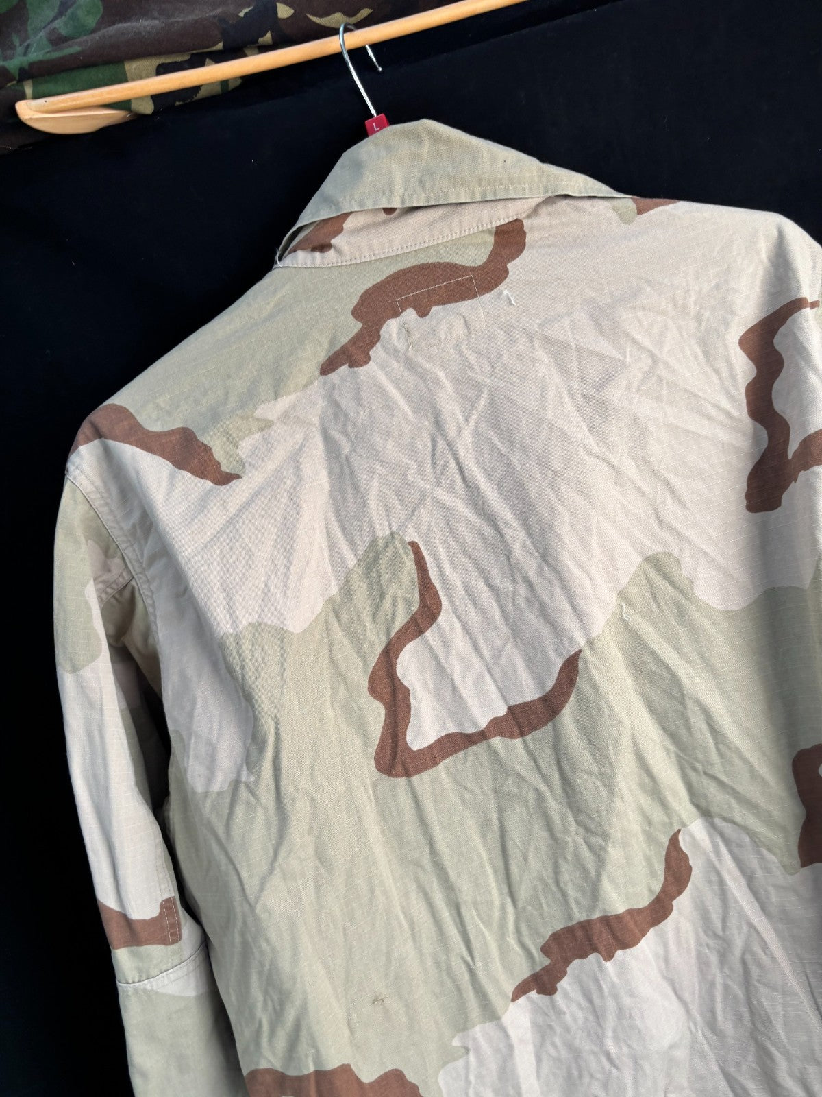 Gulf War US Army DCU Camouflaged Combat Field Coat/Jacket - Large/X-Long - The Militaria Shop