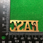 Original WW2 British Army Brass Shoulder Title - RASC Royal Army Service Corps - The Militaria Shop