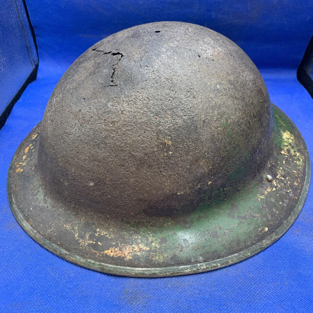 Original British Army Mk2 Combat Helmet - Untouched WW2 Example