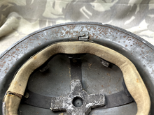 Load image into Gallery viewer, Original WW2 Mk2 British Home Front Civil Defence Helmet &amp; Liner Set
