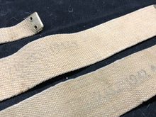 Load image into Gallery viewer, Original WW2 British Army 37 Pattern Khaki L-Straps Webbing - Wartime Dated
