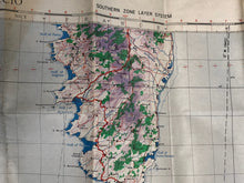 Charger l&#39;image dans la galerie, Original WW2 British Army / RAF Map - Corsica &amp; Sardinia - Ajaccio
