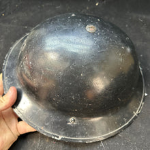 Load image into Gallery viewer, Original WW2 British Home Front CD Warden&#39;s ARP Helmet - With Liner &amp; Chinstrap
