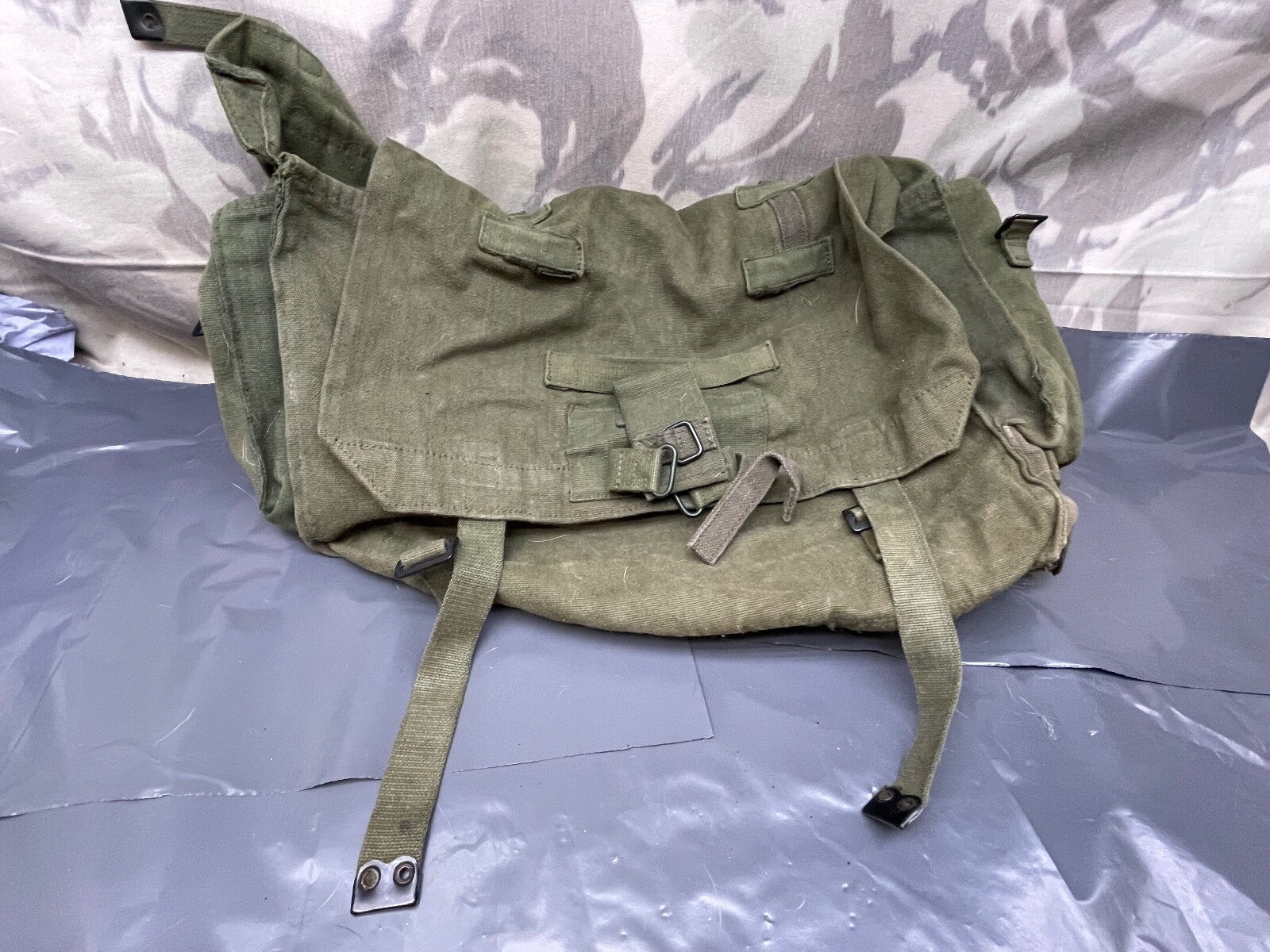 Original British Army 58 Pattern Webbing Large Pack - The Militaria Shop