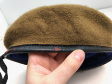 Load image into Gallery viewer, Genuine British Army Guards Regiment Khaki Regimental Beret Hat - Size 59cm
