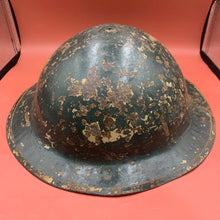 Load image into Gallery viewer, Original British Army WW2 Soldiers Military Combat Helmet
