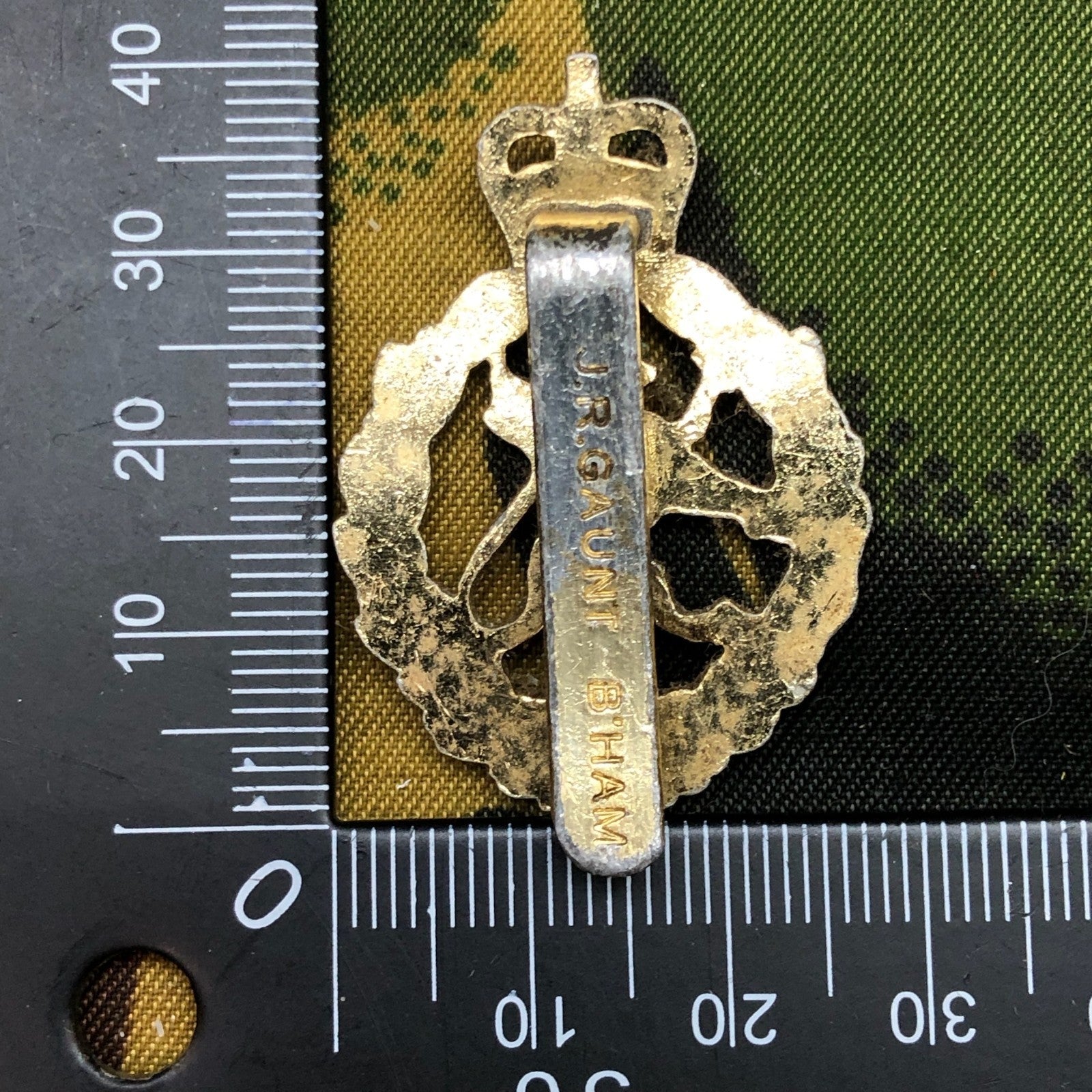 Original British Staybrite Army Cap Badge - Women's Royal Army Corps - The Militaria Shop