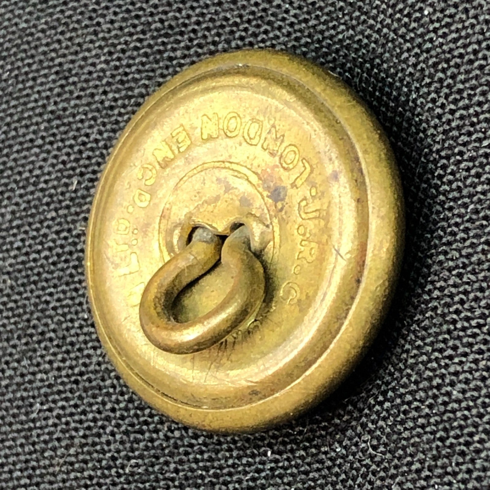 Original WW1 British Army Royal Irish Fusiliers Regiment Button - The Militaria Shop