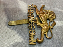 Load image into Gallery viewer, Original British Army WW1 / WW2 The King&#39;s Own Regiment Cap Badge
