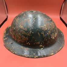 Load image into Gallery viewer, Original British Army WW2 Soldiers Military Combat Helmet
