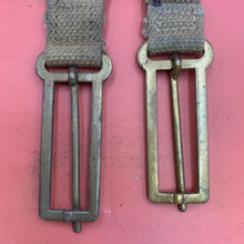 Load image into Gallery viewer, Original WW2 British Army 37 Pattern Webbing Brace Adaptors Pair
